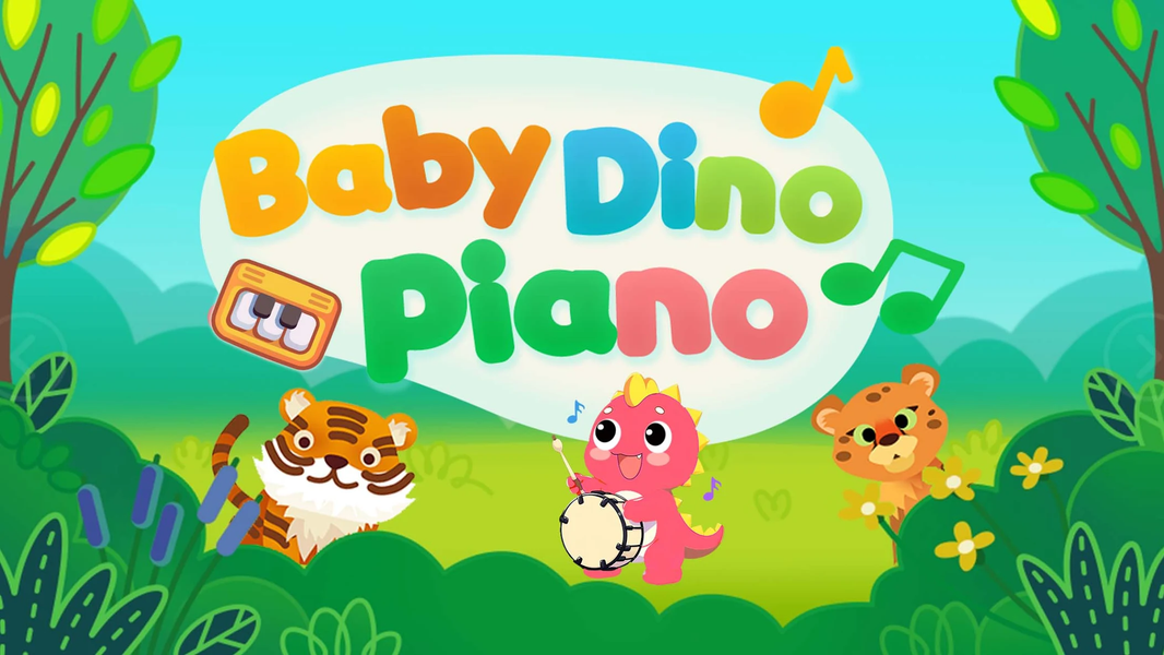Baby Dino Piano:Kids Piano Fun - Gameplay image of android game