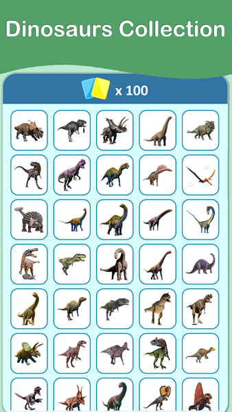 Dino World : Dino Cards Games - Image screenshot of android app