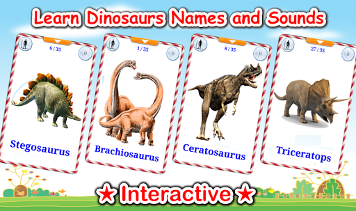 Dinosaurs Cards - Dino Game - عکس برنامه موبایلی اندروید