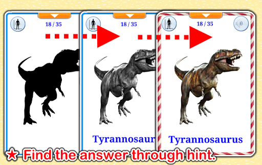 Dinosaurs Cards Games - Image screenshot of android app