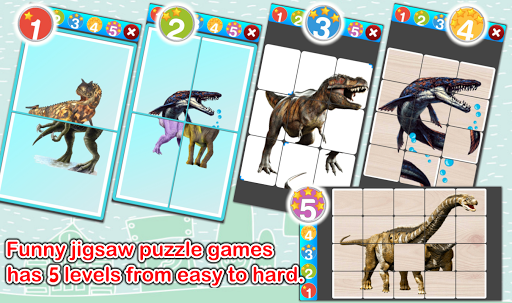 Dinosaurs Cards Games - Image screenshot of android app