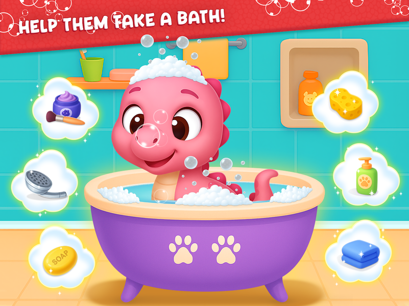 Dino Care Games For Toddler - عکس بازی موبایلی اندروید