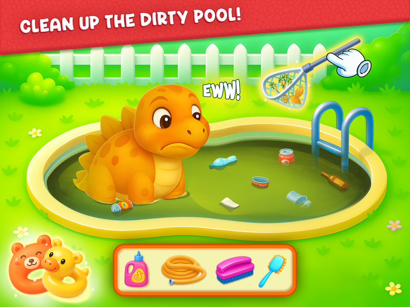 Dino Care Games For Toddler - عکس بازی موبایلی اندروید