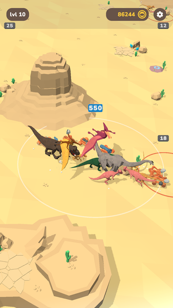 Dinosaur Merge Battle - عکس بازی موبایلی اندروید