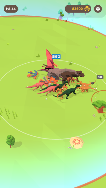 Dinosaur Merge Battle - Gameplay image of android game