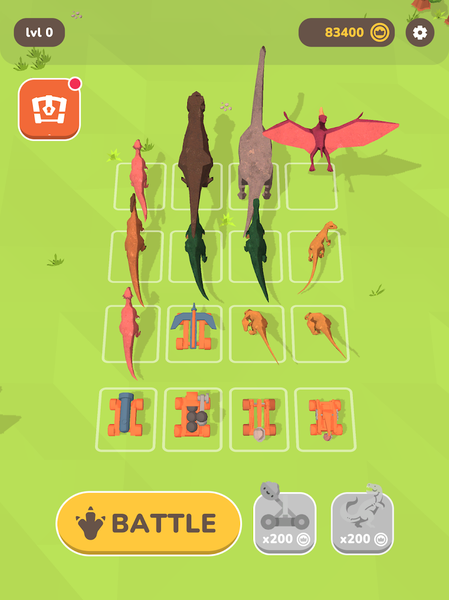 Dinosaur Merge Battle - Gameplay image of android game