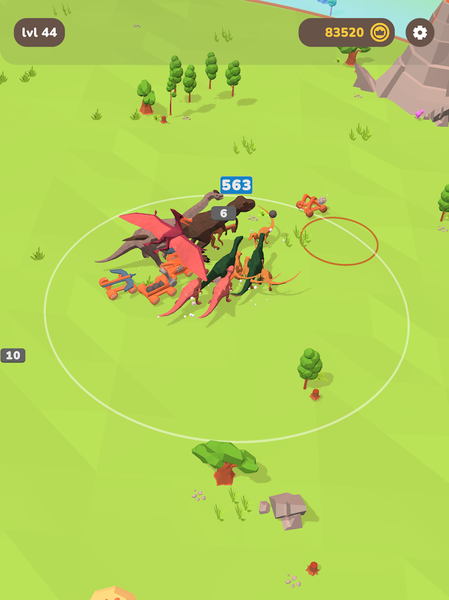 Dinosaur Merge Battle - Gameplay image of android game