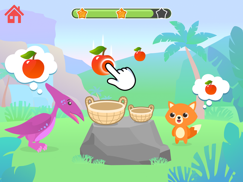 Kids dinosaur games for baby - Gameplay image of android game