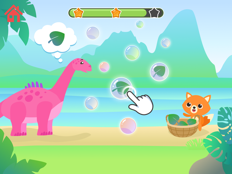 Kids dinosaur games for baby - Gameplay image of android game