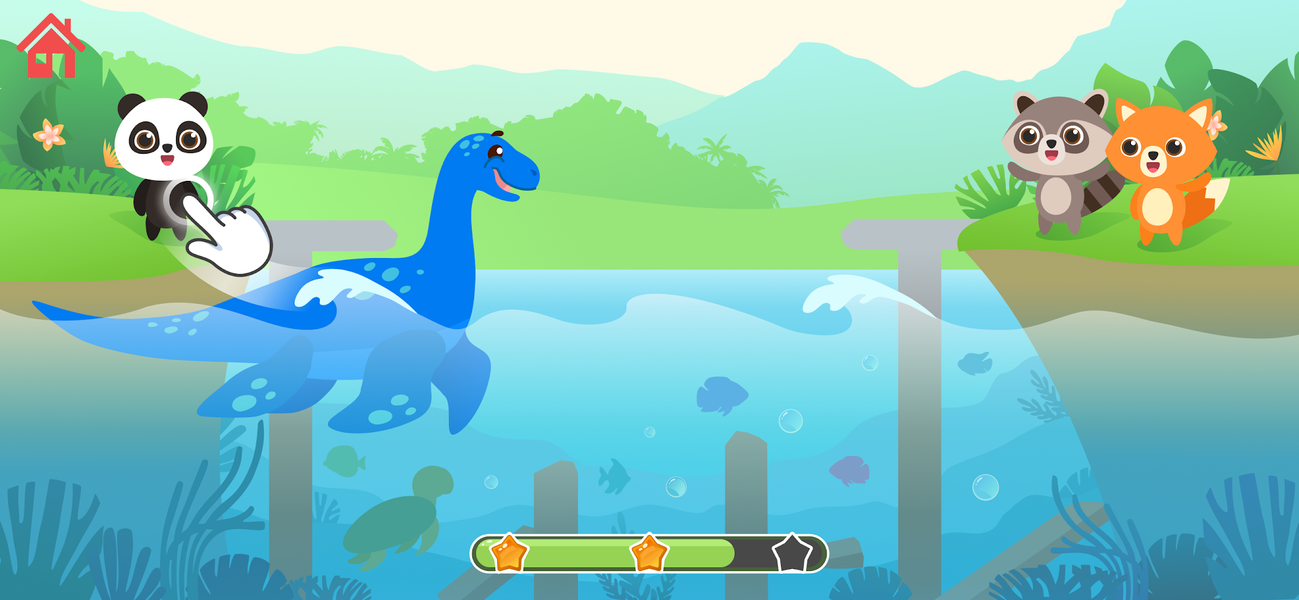 Kids dinosaur games for baby - Gameplay image of android game
