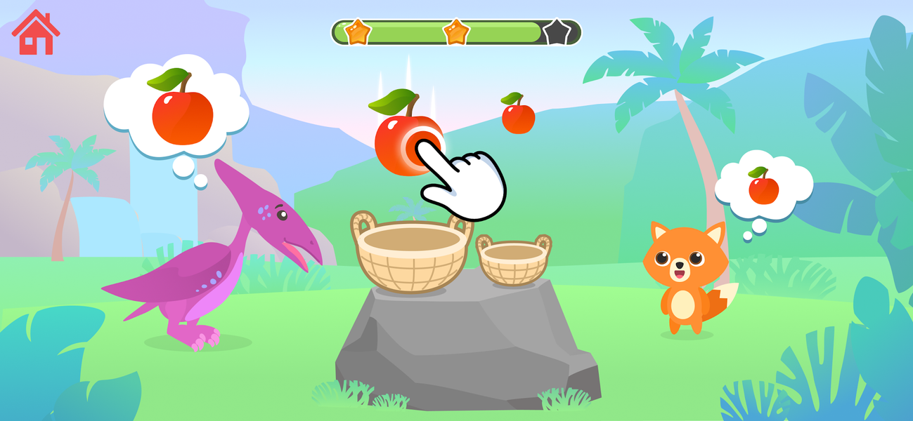 Kids dinosaur games for baby - Gameplay image of android game