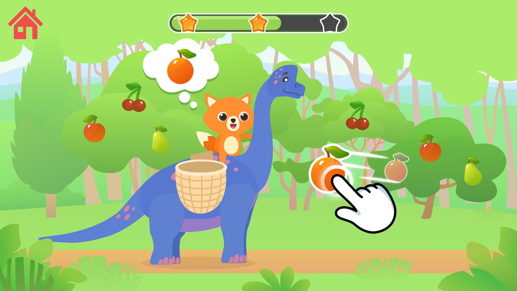 Kids dinosaur games for baby - Gameplay image of android game