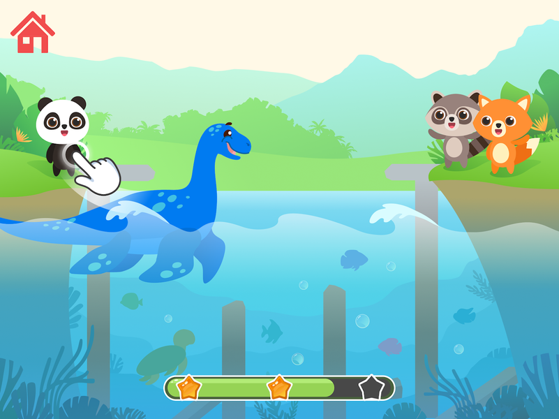 Kids dinosaur games for baby - Gameplay image of android game