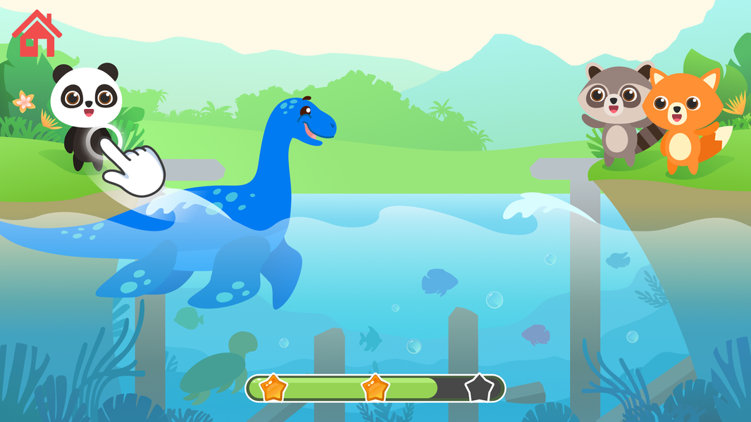 Kids dinosaur games for baby - Gameplay image of android game