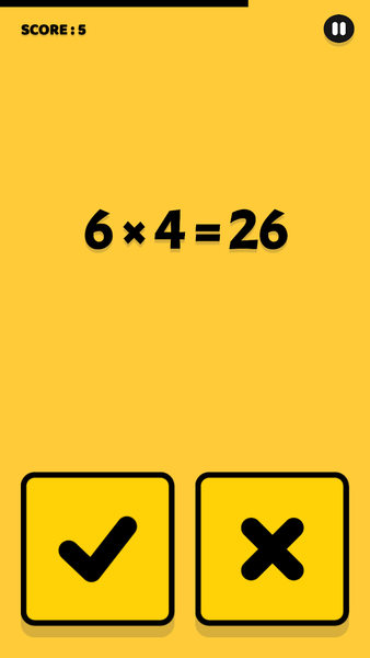 MathQuickie - Gameplay image of android game