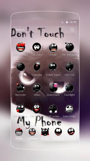 Dont Touch Theme - Image screenshot of android app