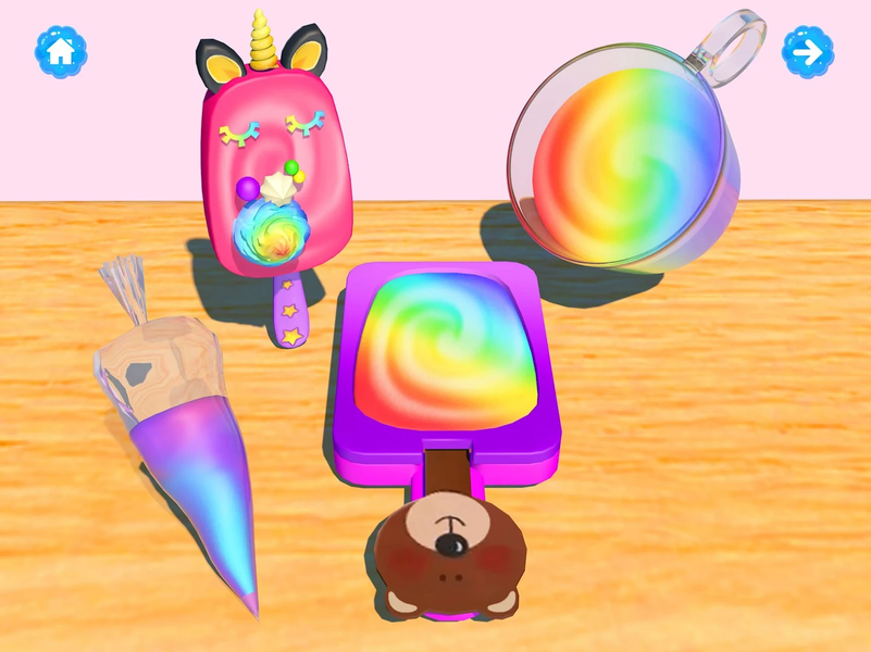 Ice Cream Games: Dessert DIY - Gameplay image of android game