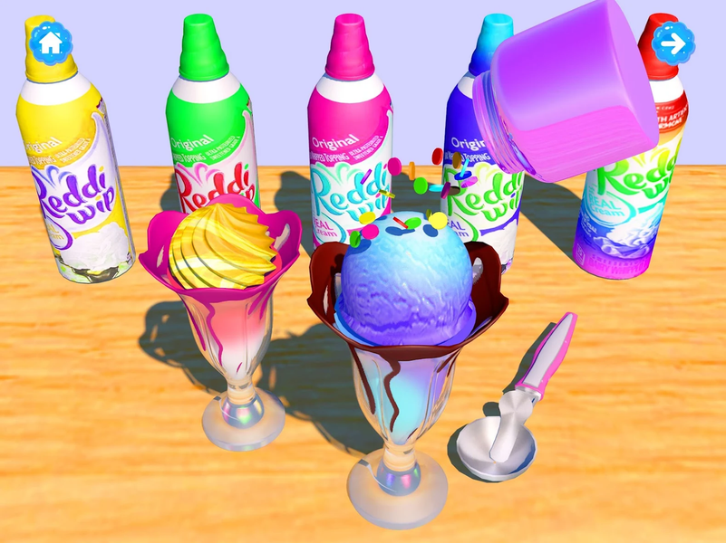 Ice Cream Games: Dessert DIY - Gameplay image of android game