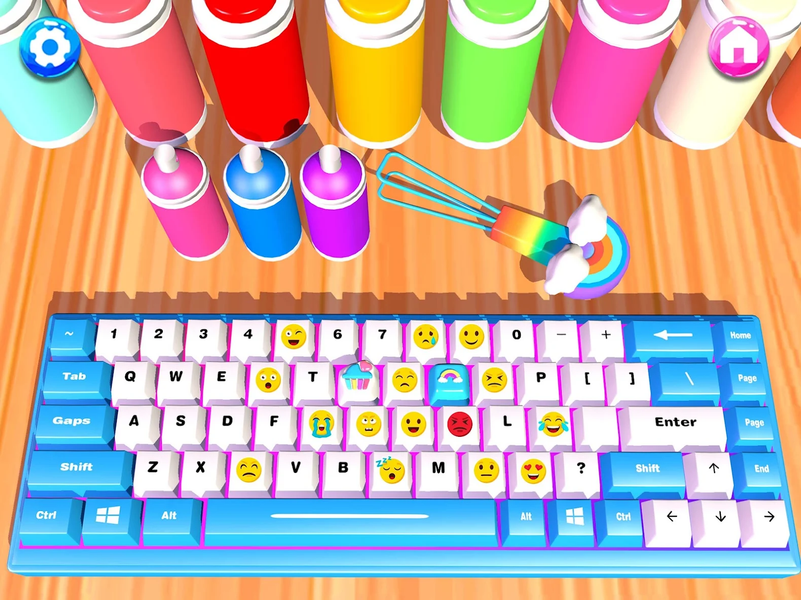 Keyboard DIY: Cool Art Games - Gameplay image of android game