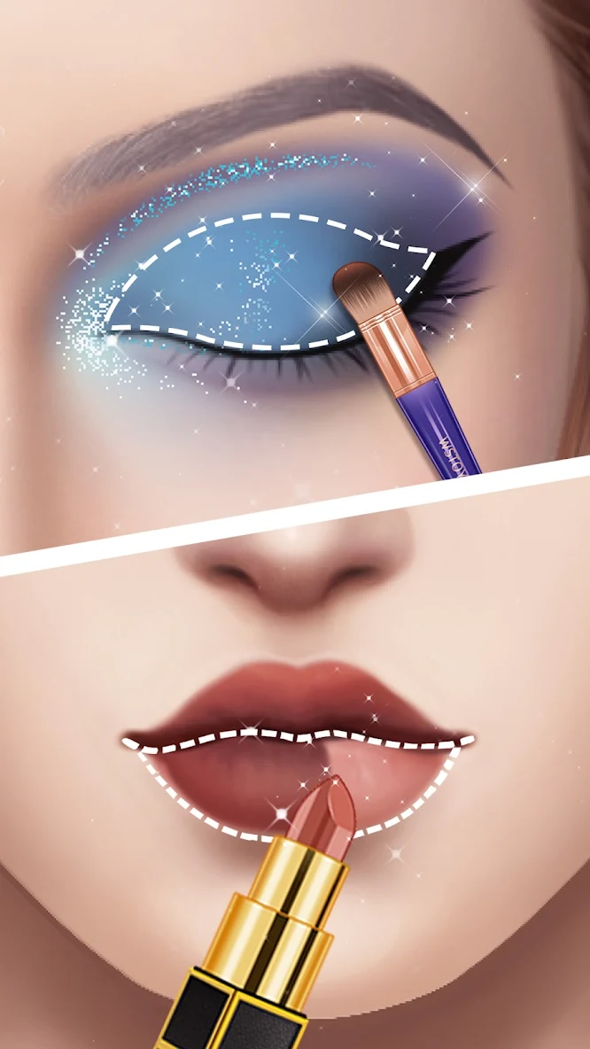 JOGO MAKEUP ARTIST PIMPLE SALON - JOGO DE MAQUIAR 