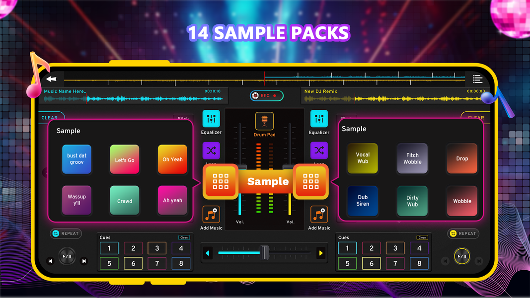 DJ Music Mixer - DJ Mix Studio - عکس برنامه موبایلی اندروید