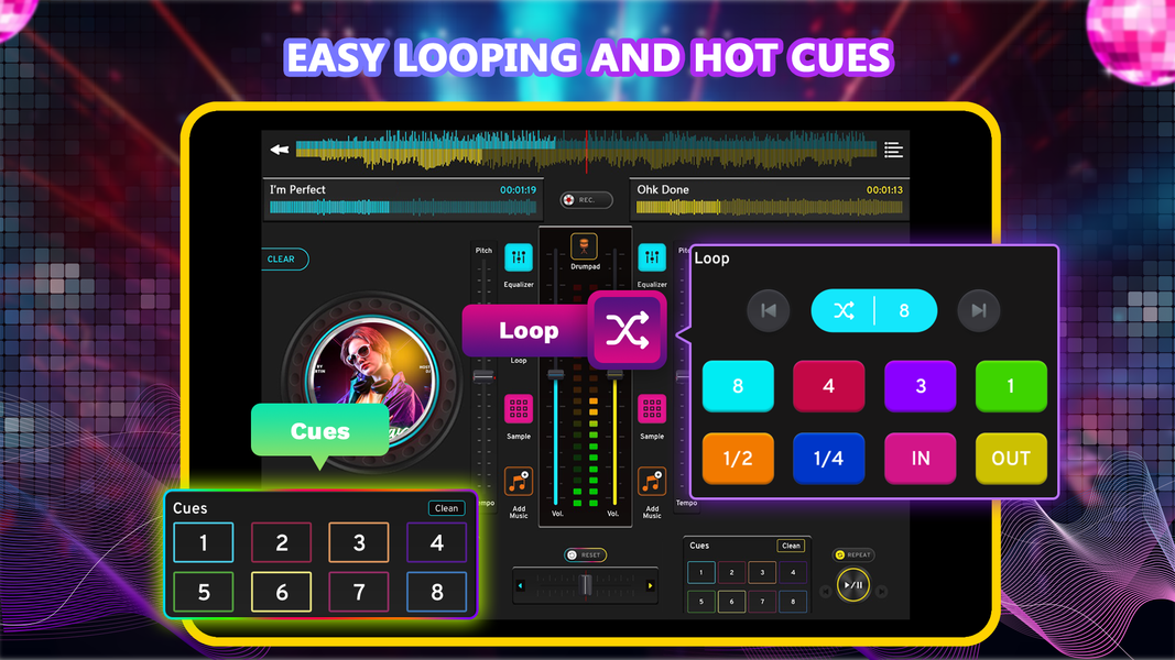 DJ Music Mixer - DJ Mix Studio - عکس برنامه موبایلی اندروید