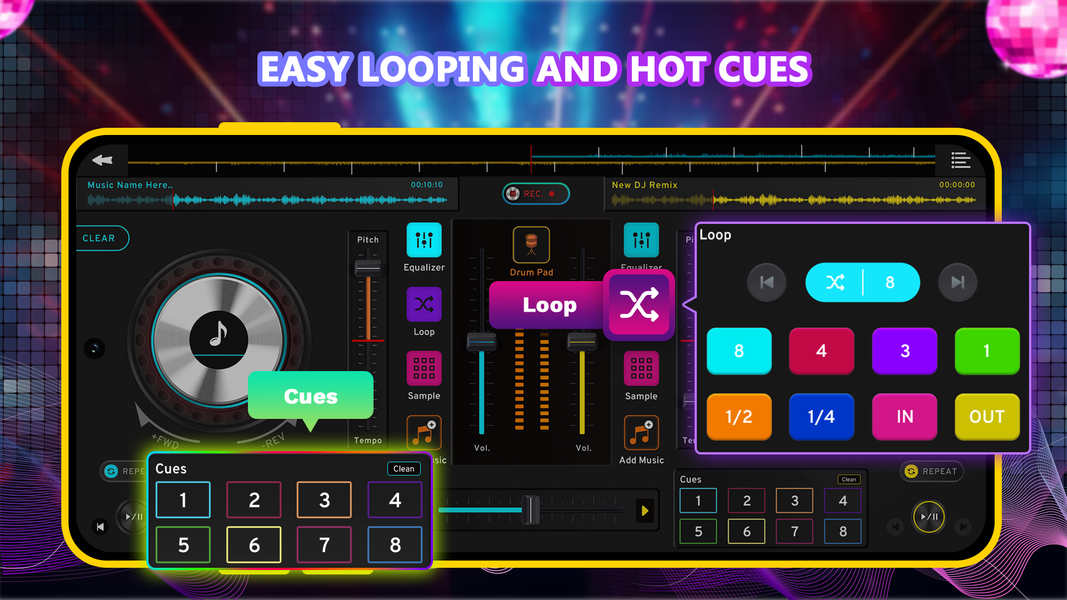 DJ Music Mixer - DJ Mix Studio - عکس برنامه موبایلی اندروید
