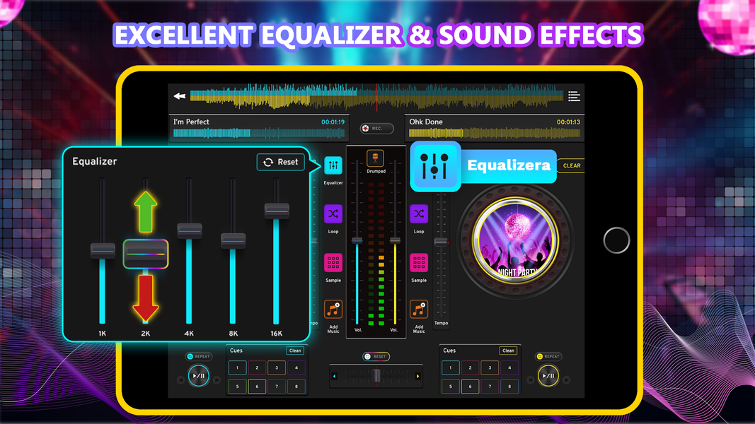DJ Music Mixer - DJ Mix Studio - عکس برنامه موبایلی اندروید
