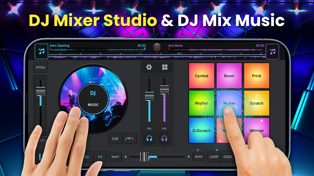 DJ Mix Studio - DJ Music Mixer - عکس برنامه موبایلی اندروید