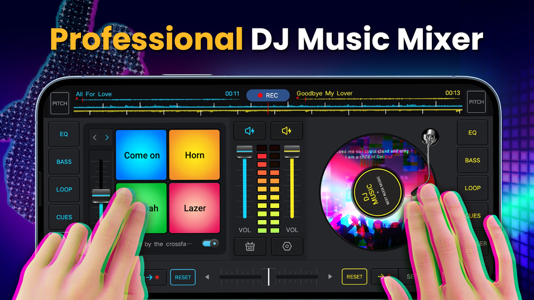 DJ Music mixer - DJ Mix Studio - عکس برنامه موبایلی اندروید