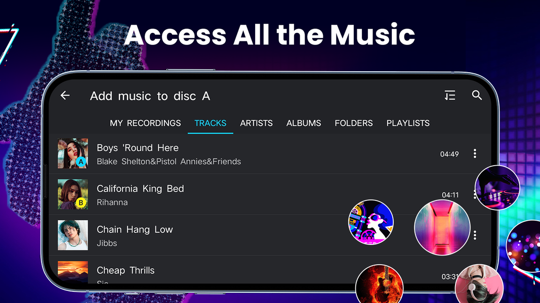 DJ Music mixer - DJ Mix Studio - عکس برنامه موبایلی اندروید