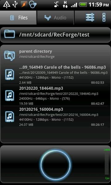 RecForge Lite - Image screenshot of android app