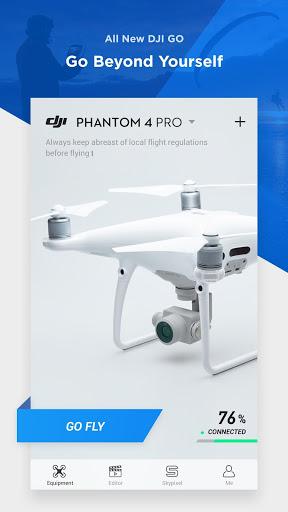 DJI GO 4--For drones since P4 - عکس برنامه موبایلی اندروید