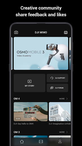 DJI Mimo - عکس برنامه موبایلی اندروید