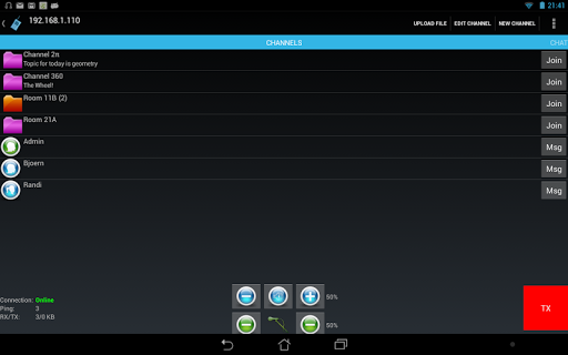TeamTalk - Image screenshot of android app