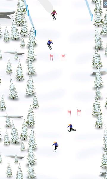 Alpine Boarder Lite - Gameplay image of android game