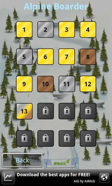Alpine Boarder Lite - Gameplay image of android game