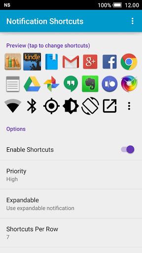 Notification Shortcuts - عکس برنامه موبایلی اندروید