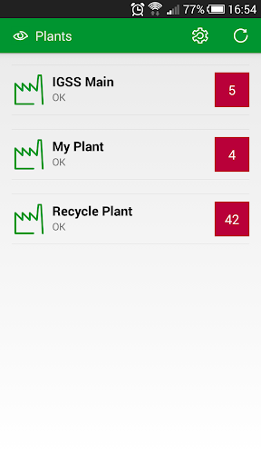 IGSS Mobile - عکس برنامه موبایلی اندروید