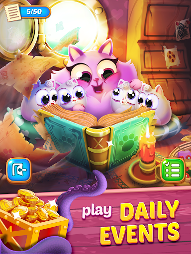 Cookie Cats Pop - Bubble Pop - Gameplay image of android game