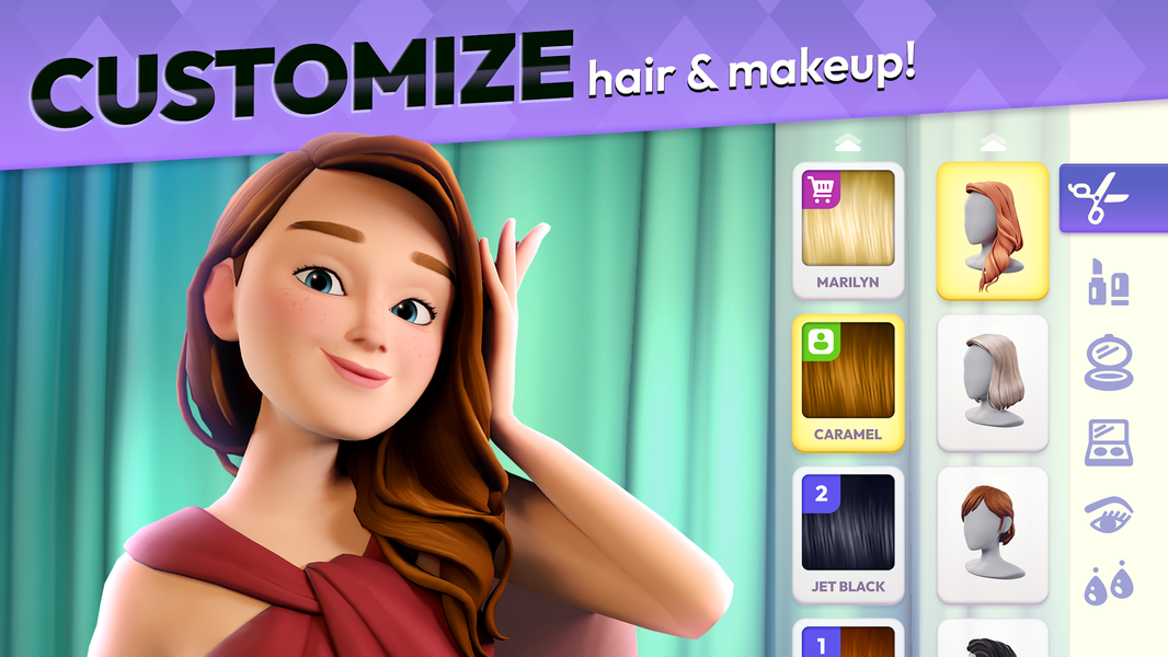 Makeover Match - Fashion Game - Gameplay image of android game