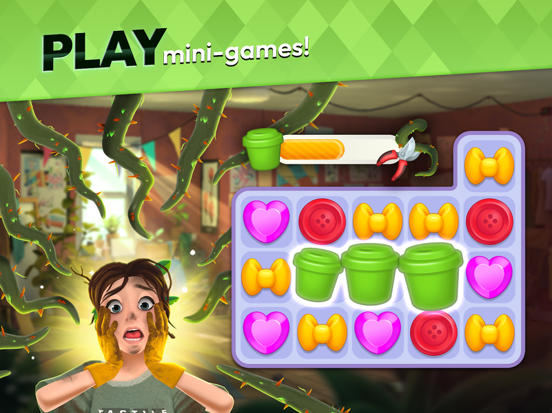 Makeover Match - Fashion Game - Gameplay image of android game