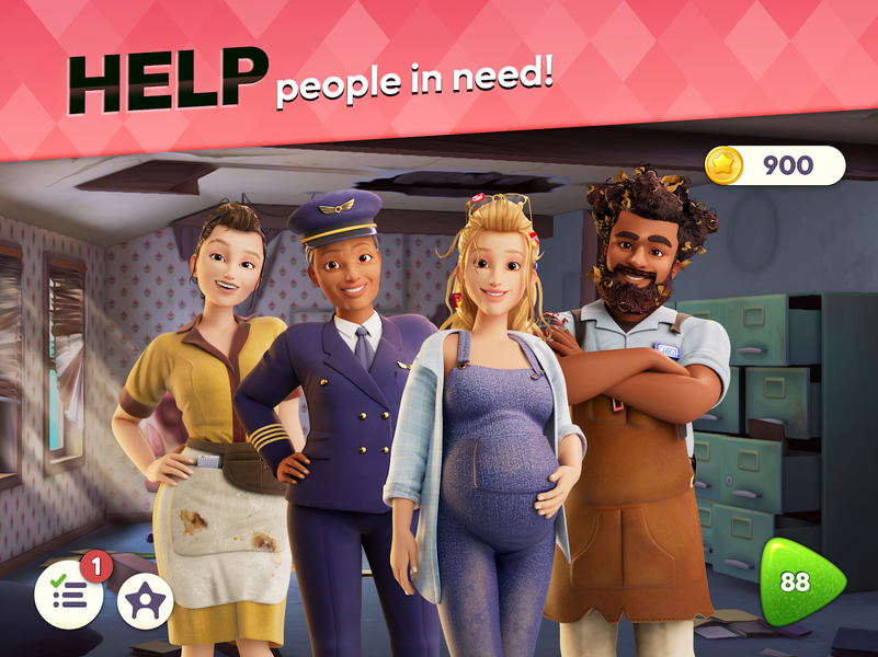 Makeover Match - Fashion Game - Gameplay image of android game