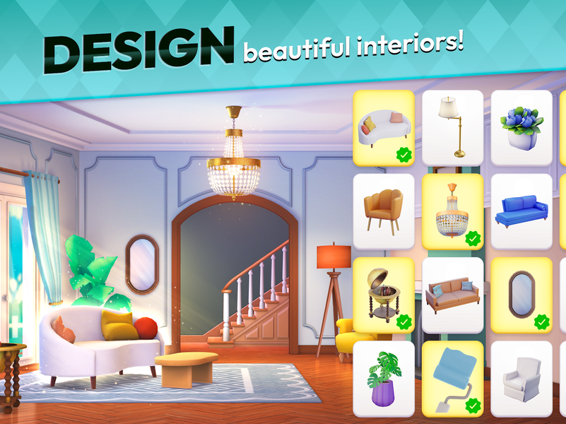 Makeover Match - Fashion Game - Gameplay image of android game