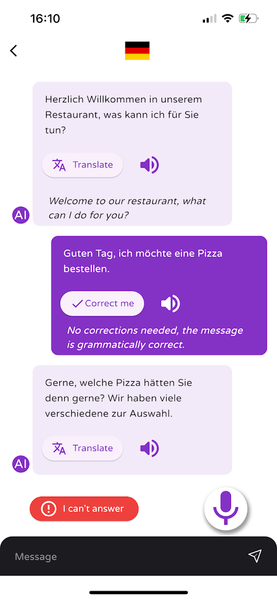 English Speaking Practice - AI - Image screenshot of android app
