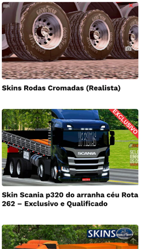 SKINS WORLD TRUCK DRIVING SIMULATOR - Image screenshot of android app