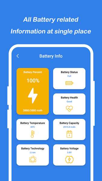 Blue Battery - عکس برنامه موبایلی اندروید