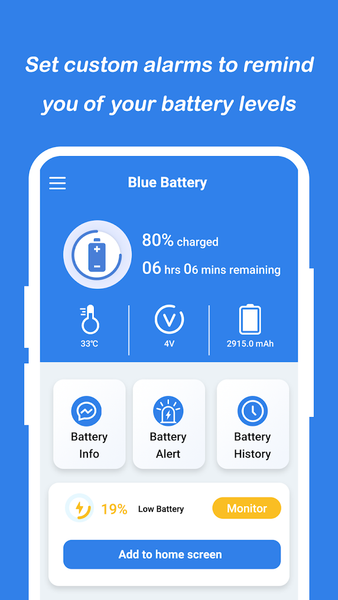 Blue Battery - عکس برنامه موبایلی اندروید