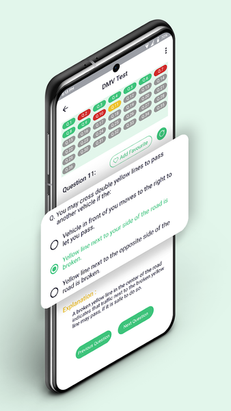 DMV Written Exam Practice App - عکس برنامه موبایلی اندروید