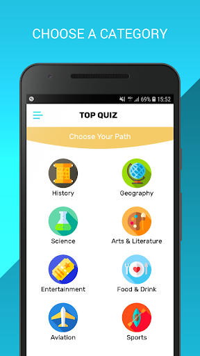 Top Quiz: Free Trivia Game - Image screenshot of android app